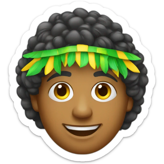 brazil carnival sticker