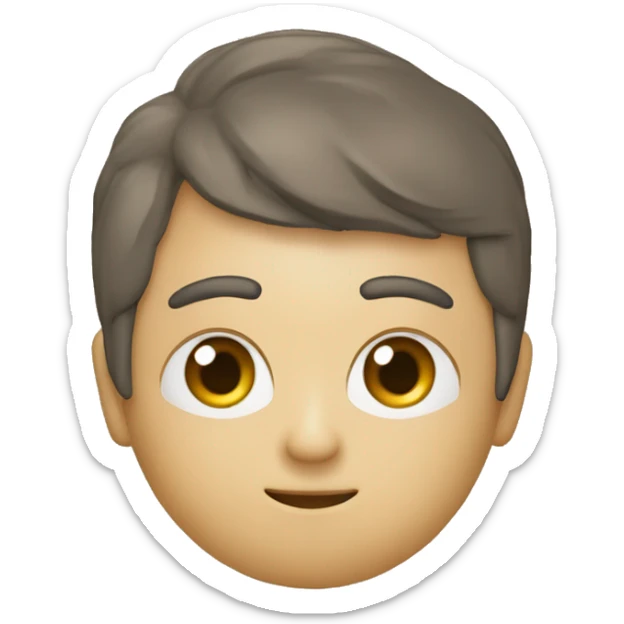 polegar e o indicador e dedo do meio fazendo um o e os outros dois levantados sticker