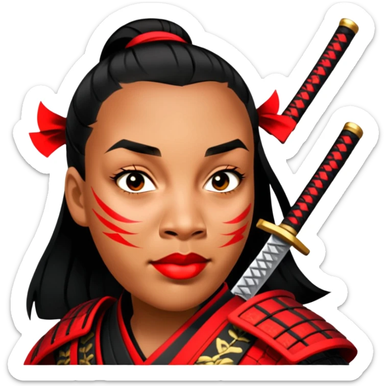 Daring Samurai sticker
