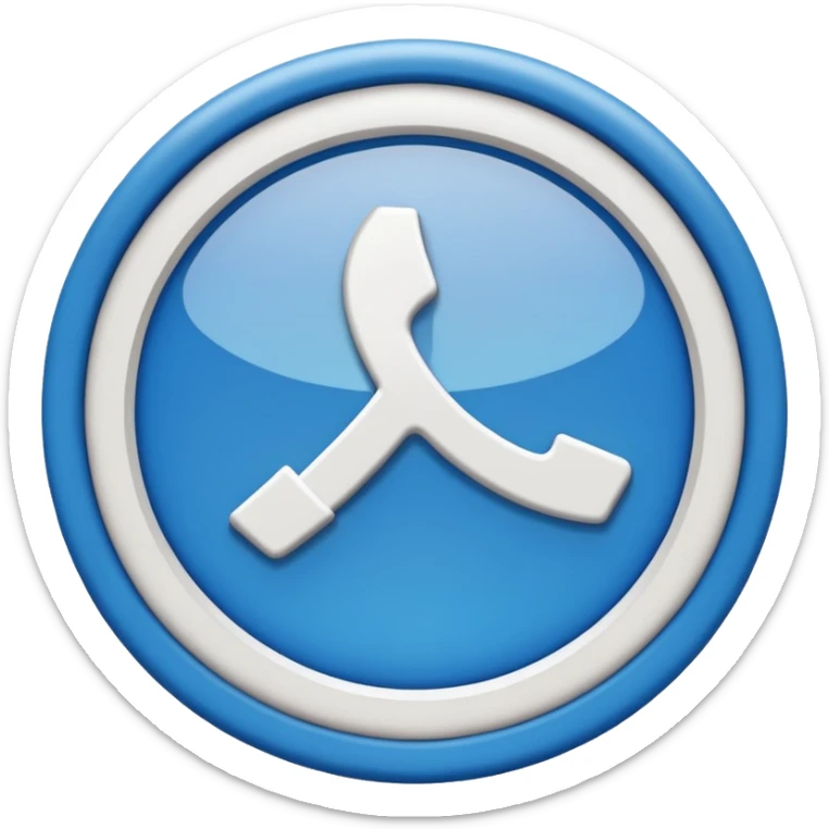 Quiero un logo de verificación parecido al de tiktok que sea redondo  sticker