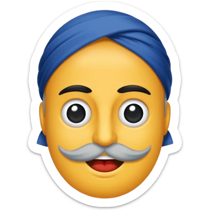 İnsan olmucak .dedimm Yuvarlak mavi bir çember içine Siyah tik yap insan kafası olmucakkkkk sticker