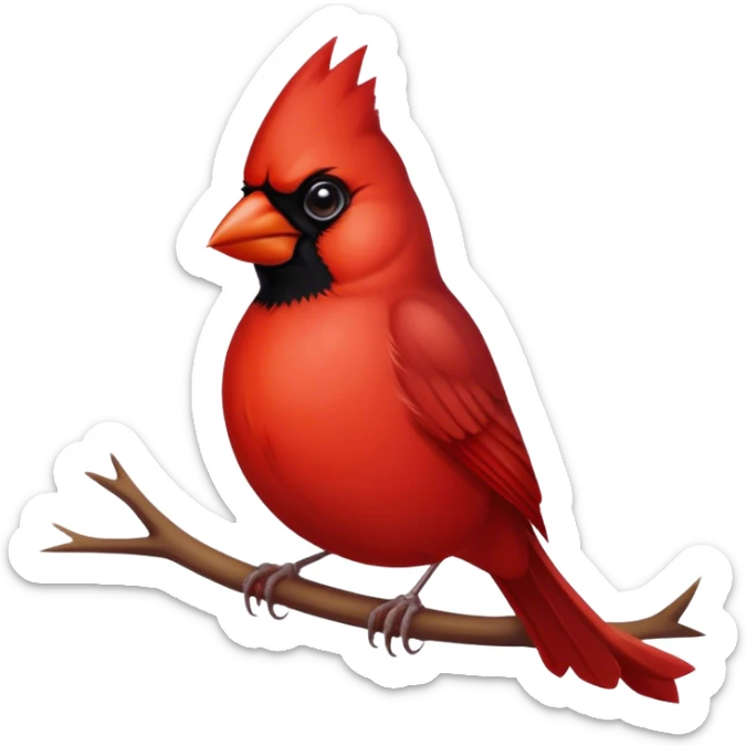 Cardinal sticker