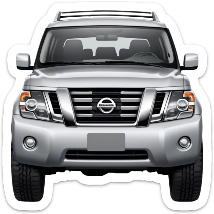 Nissan Patrol y62 - Nissan (Model Year: 2022) (Iconic colour: Silver) sticker