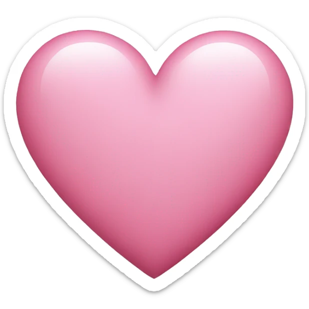 Pink heart  sticker