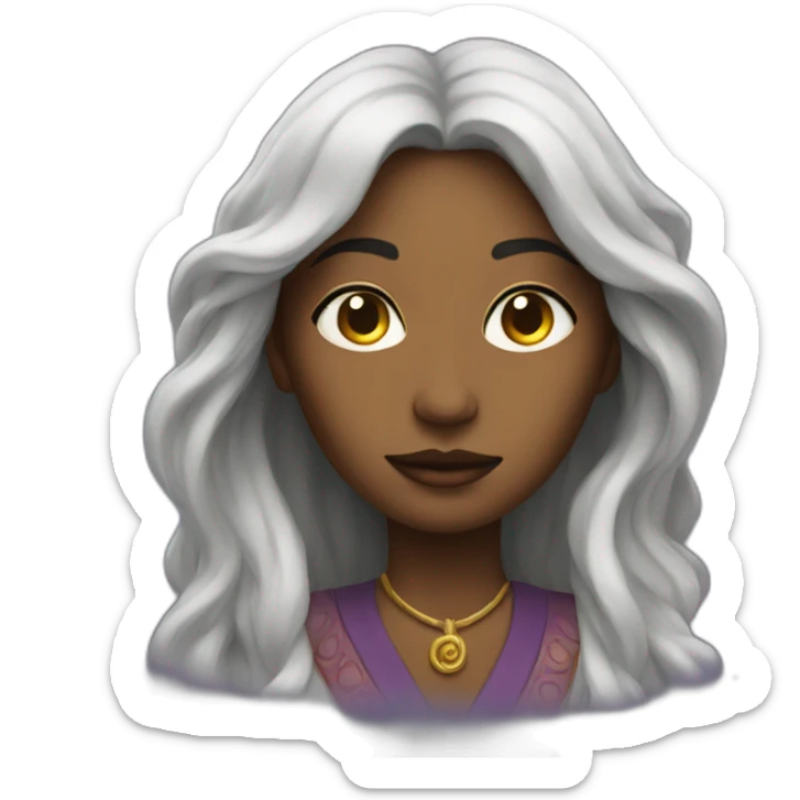 mystical woman sticker