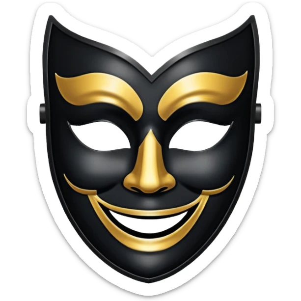 Black 🎭 sticker