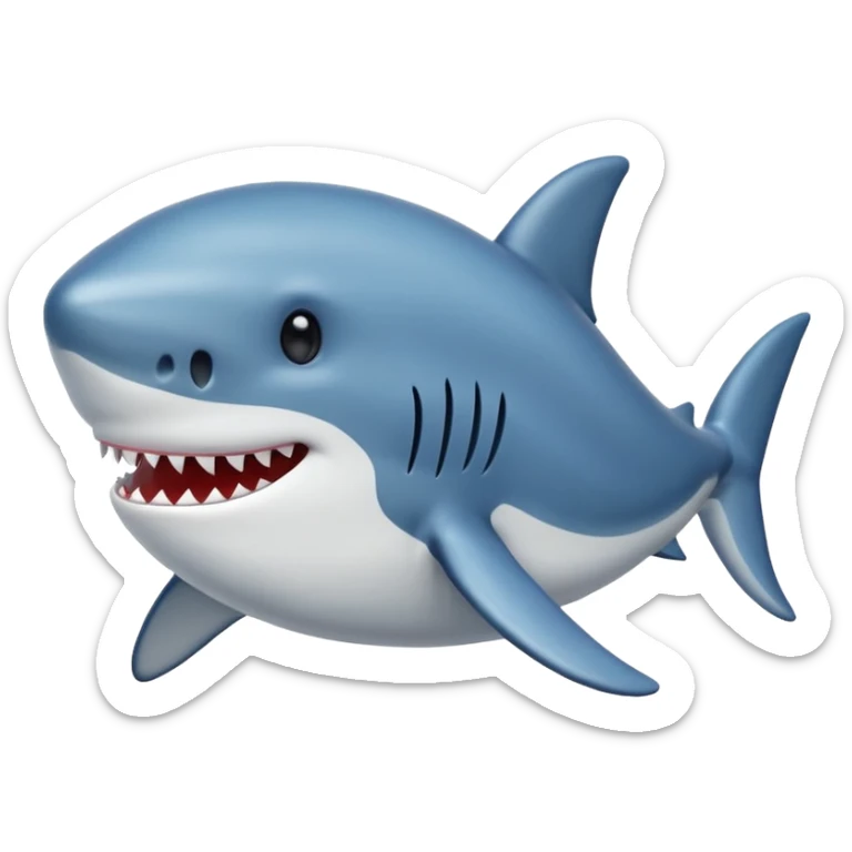 I want a sharkwhale emoji in white to put after my instagram’s pseudo sticker