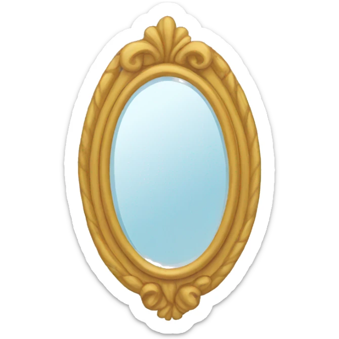 Mirror sticker