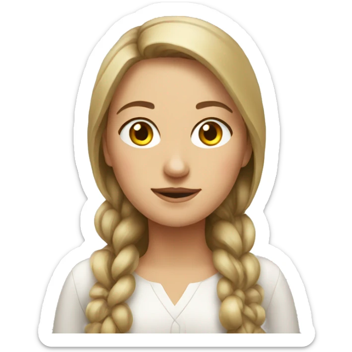 Polish woman sticker