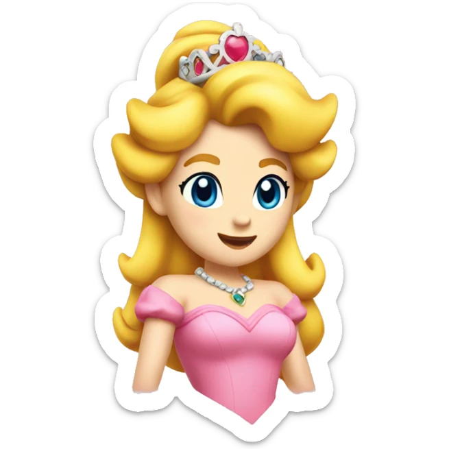 Princess Peach sticker