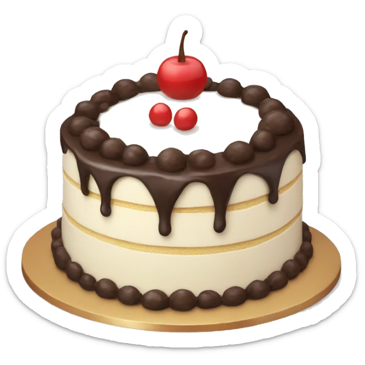 Cake sticker