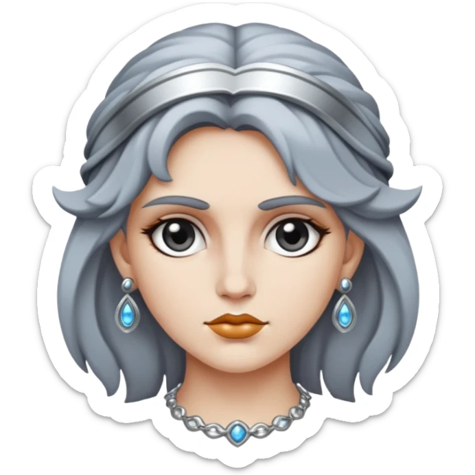 silver circe sticker