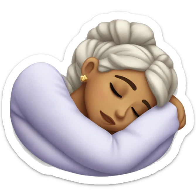 Ariana Grande sleeping sticker
