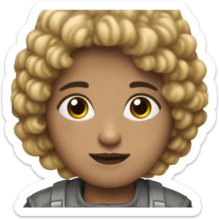 девушка с черными длинными волосами  sticker