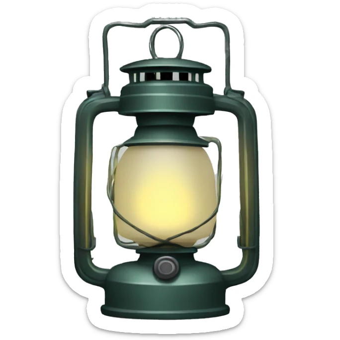 electric lantern sticker
