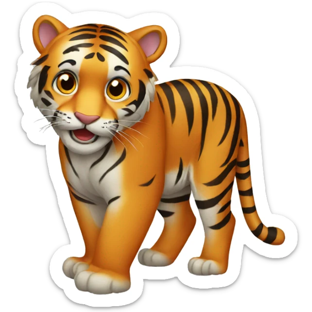 tiger sticker