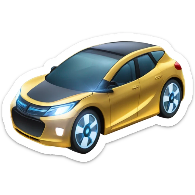 Carro electrónico  sticker