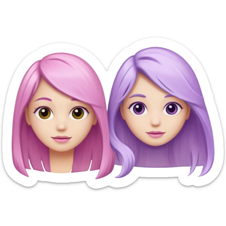 two tubes of pastel hair dye, one pink and one lilac sticker