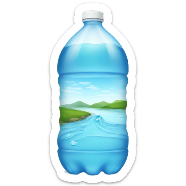 spring water sticker
