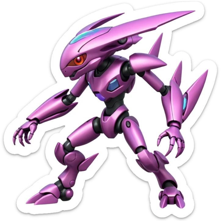 Shiny Futuristic Genesect  sticker