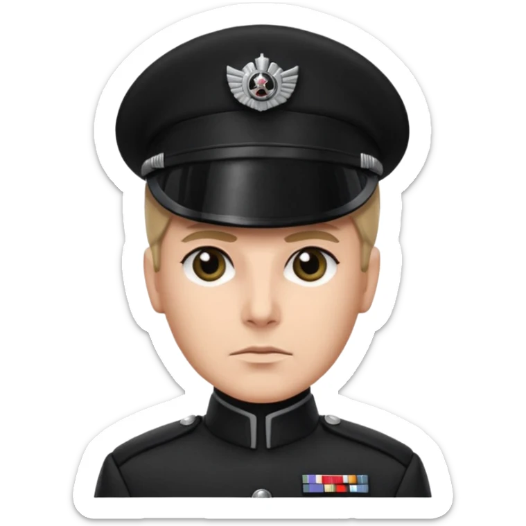 An emoji for discord of an Imperial Officer from star wars sticker