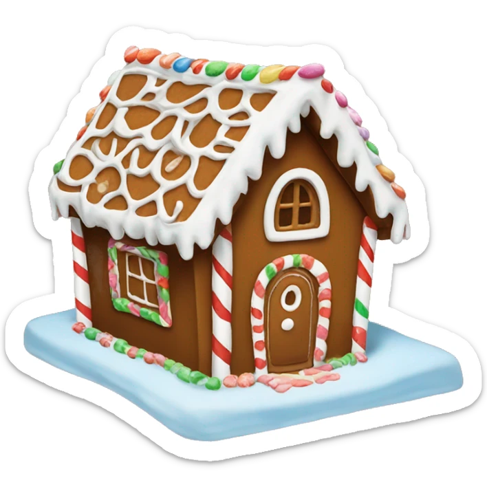 Gingerbread house sticker