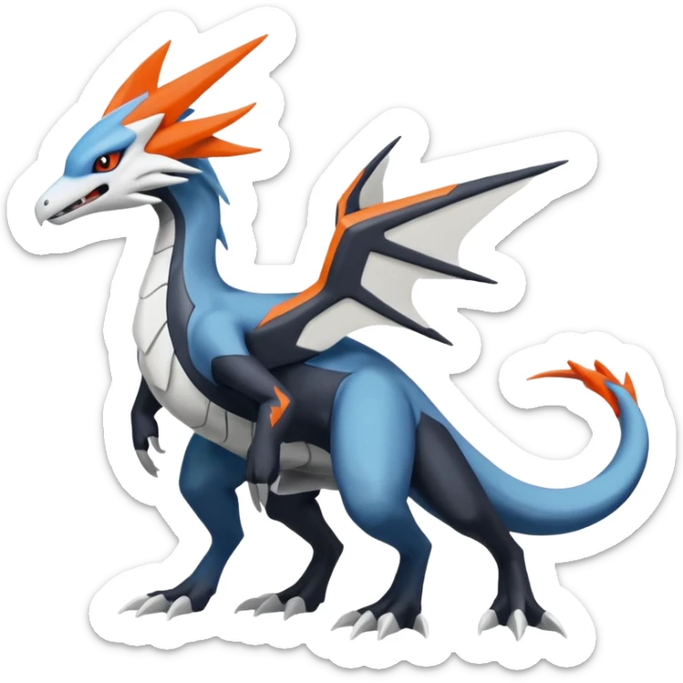 Silvally-Kyurem-Amaura-Latias-Salandit-fusion, full body sticker