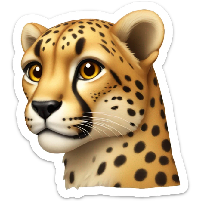 Cheetah sticker
