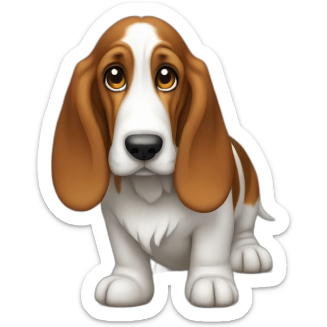 Artesian Basset sticker