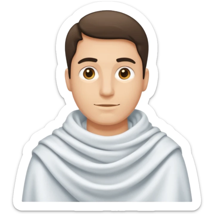 Neem de 2de persoon die je net genereerde. Maak zijn volledige lichaam en laat hem zo een afwegings gebaar maken met zijn handen sticker