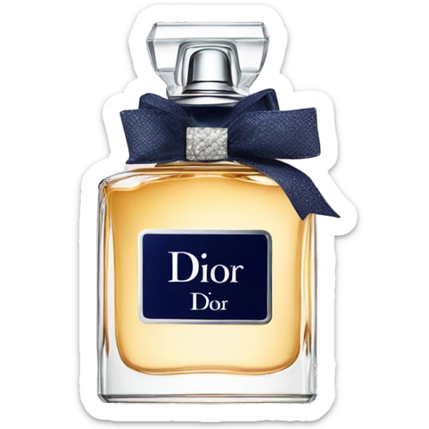 Dior perfume sticker