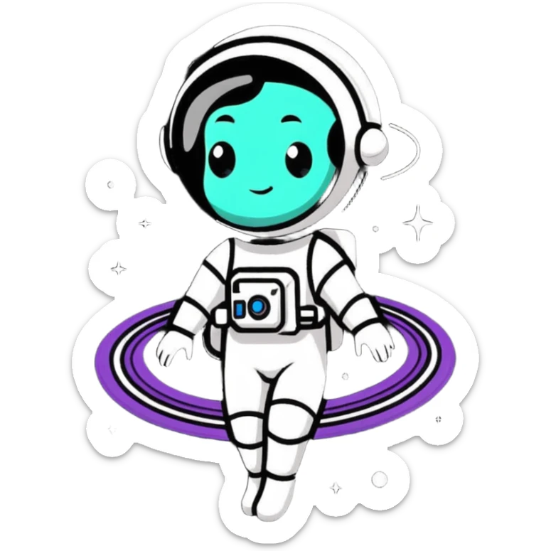 fullbody universe goddess Sophia with intricate details, cosmic goddess with starry elements, highly detailed celestial being with glowing features sticker