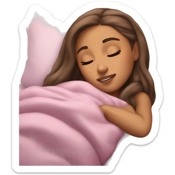 Ariana Grande sleeping sticker