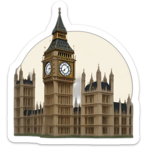 Big ben sticker