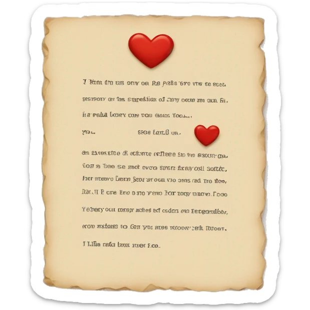 Love letter  sticker