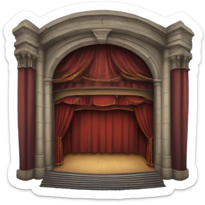 theatre harry potter sticker