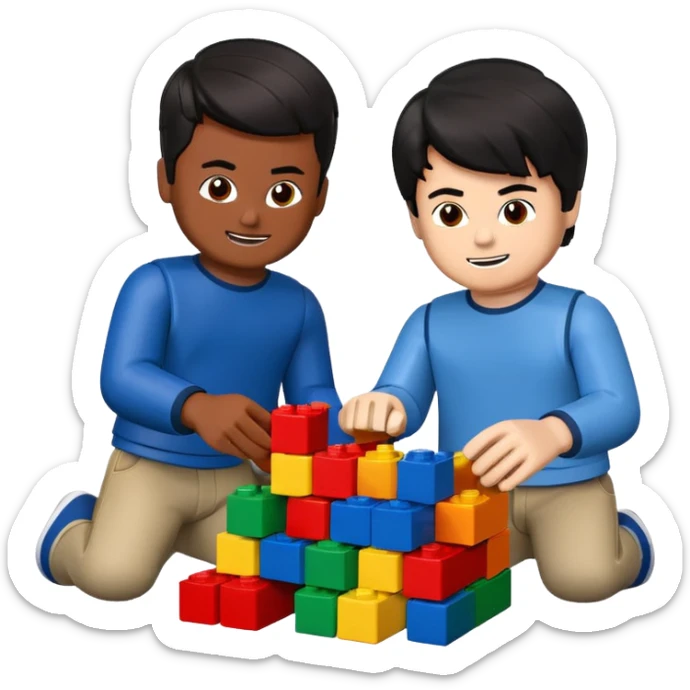 2 boy Lego sets and all I need to know about this game are they all black brown sticker