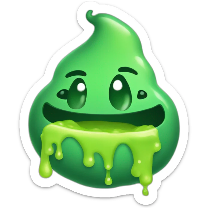 Slime sticker
