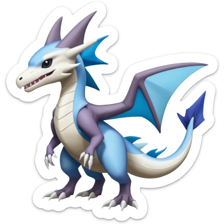 Noivern-Latios-Marowak-Lugia-Fakémon-hybrid-creature (full body)  sticker