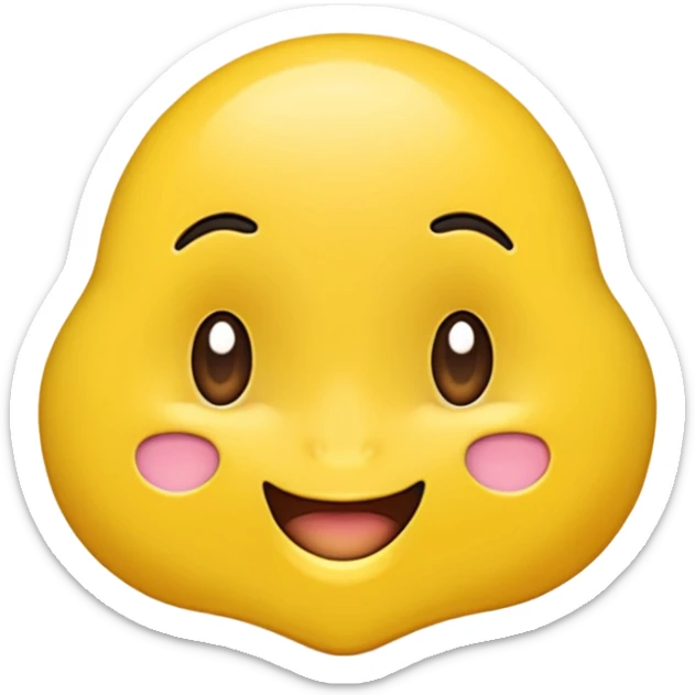 Eu quero criar um emoji de uma chupeta amarela   sticker