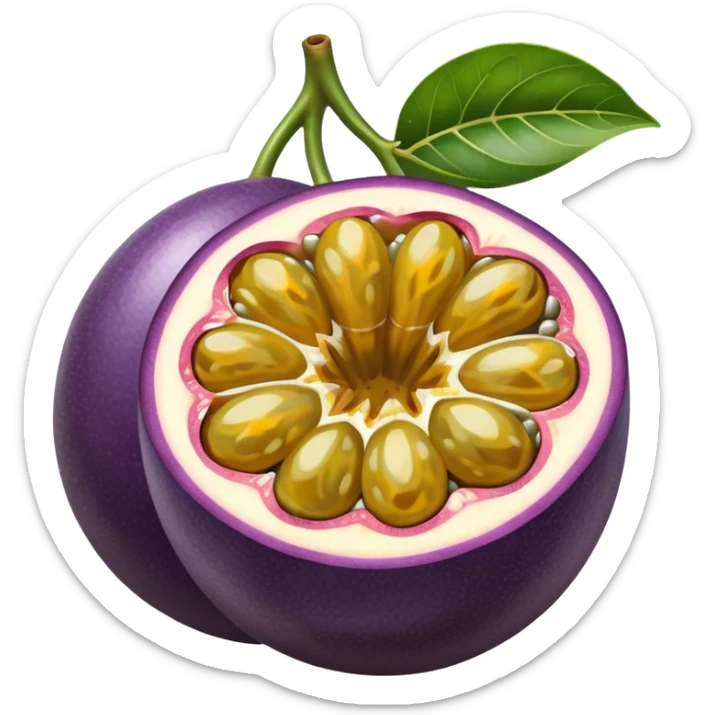passion fruit sticker