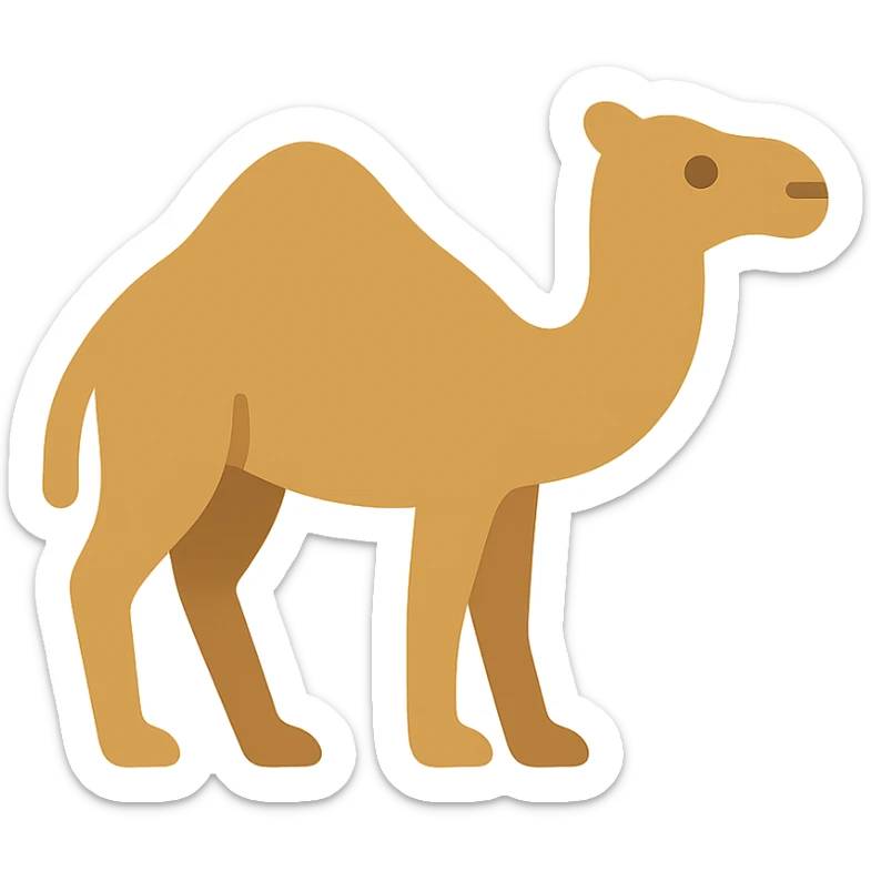 Camel sticker