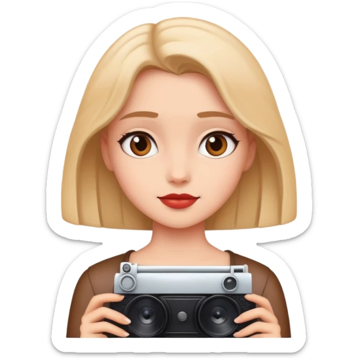 girl in love with movies  sticker