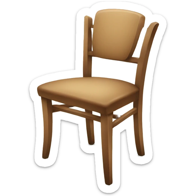Broken chair sticker