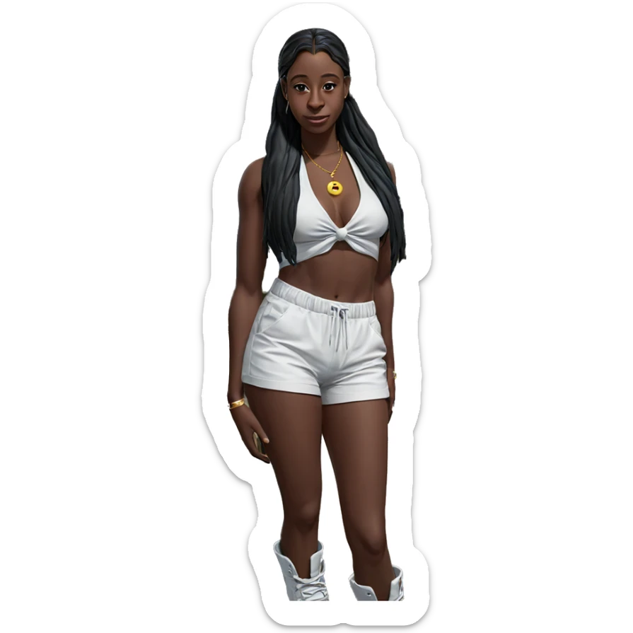 nighttime solo outdoor beauty sticker