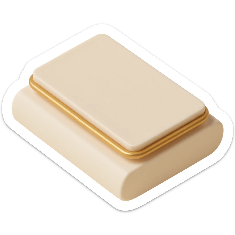 ivory iphone sticker