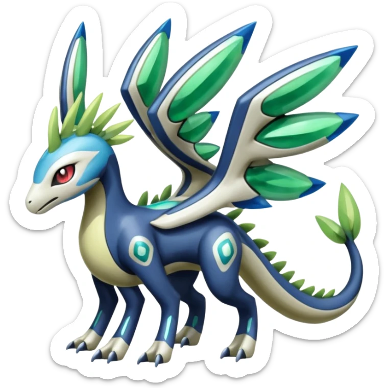 Meloetta-Zygarde-Cresselia-Palkia-Dialga-Electrike-Manectric-Fakémon-fusion, full body sticker