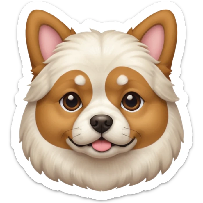 Can you do a mix of a Maltese, pPomeranian, bulldog and corgi sticker
