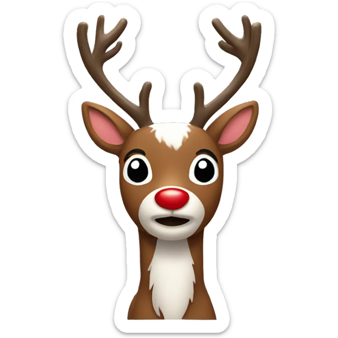 Rudolph  sticker