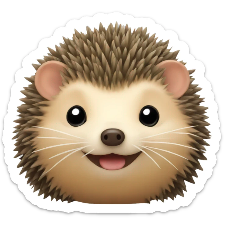 hedgehog sticker